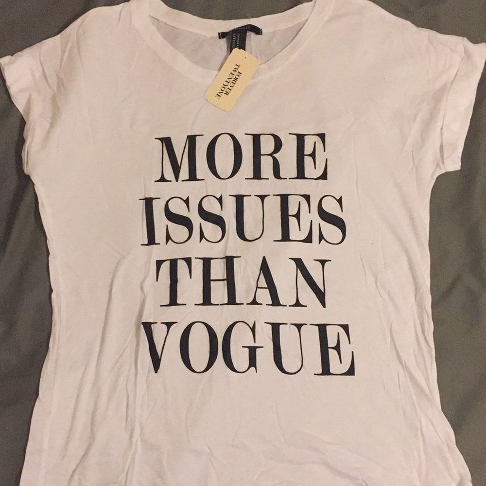 More issues than Vogue tee